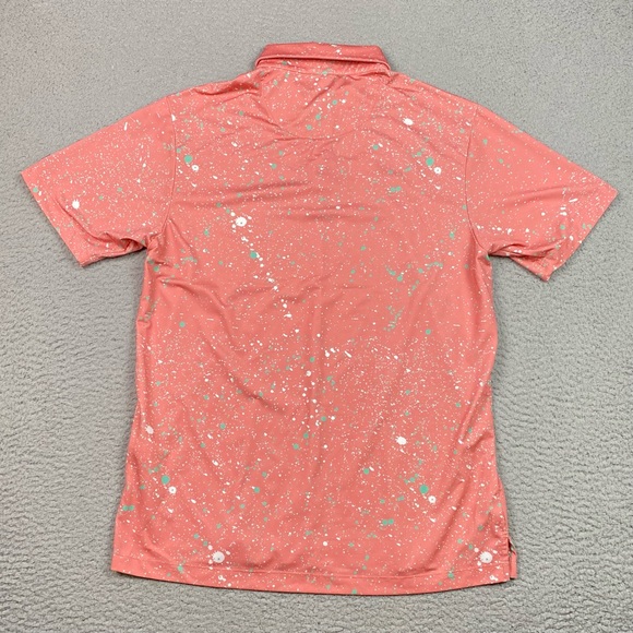 Bad Birdie Men's Size M Performance Stretch Short Sleeve Golf Polo Shirt Medium - Picture 2 of 8